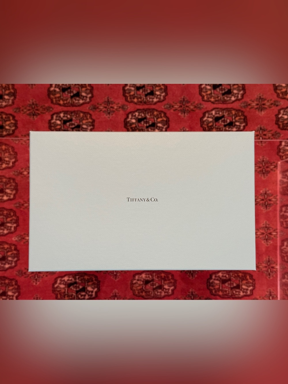 Tiffany & Co. Blue Presentation Box with Center Logo